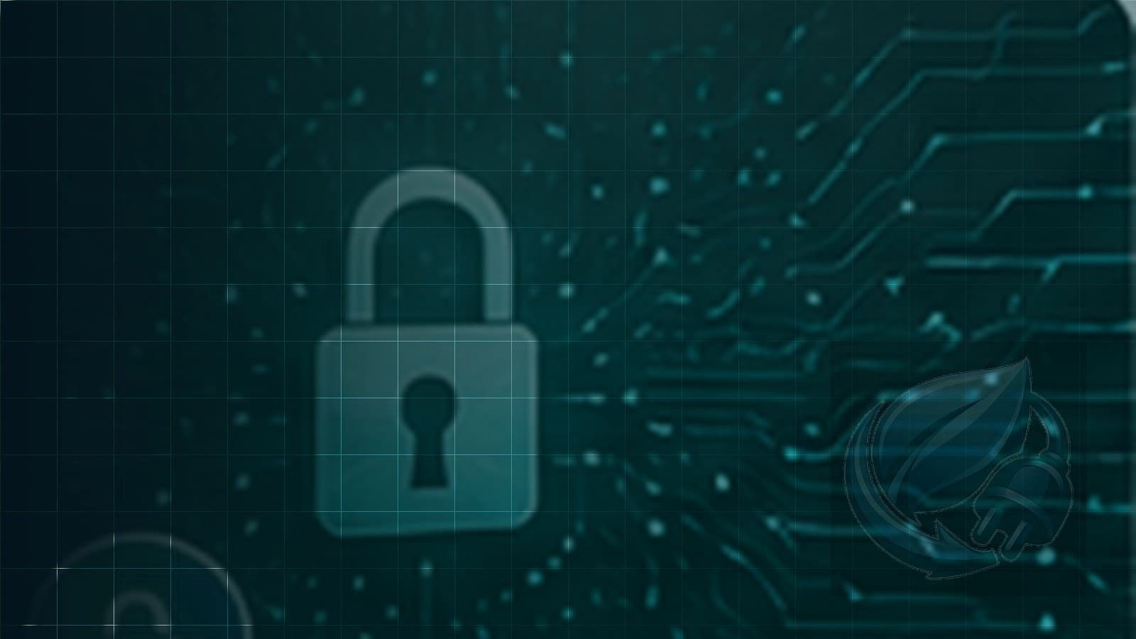 A padlock over a circuit-board pattern, representing controlled and documented handling